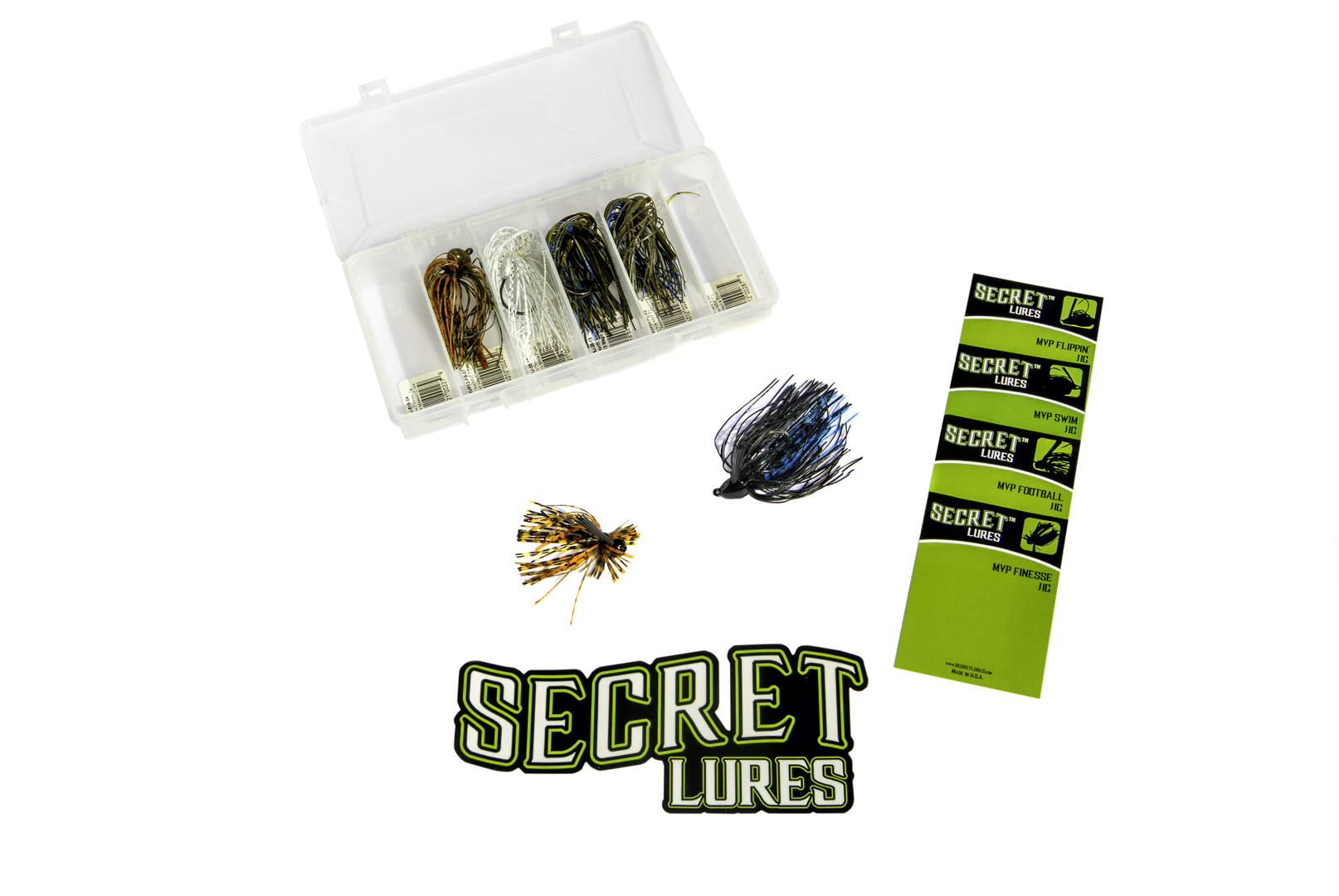 Secret Lures MVP Jig Kit | Finesse, Football, Swim, Flippin'