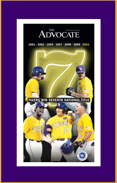 LSU FRAMED NATIONAL CHAMPIONSHIP #7 POSTER