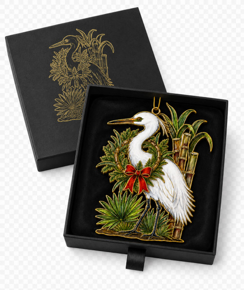 2026 Christmas Egret on Bayou Cane