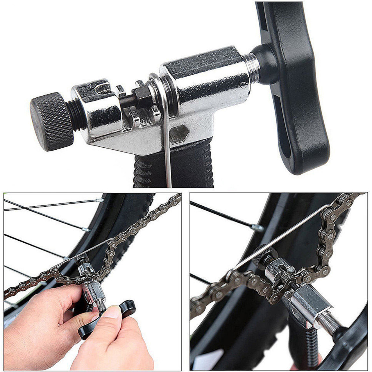 New Bike Bicycle Chain Splitter Breaker Repair Rivet Link Pin Remover Tool-UK