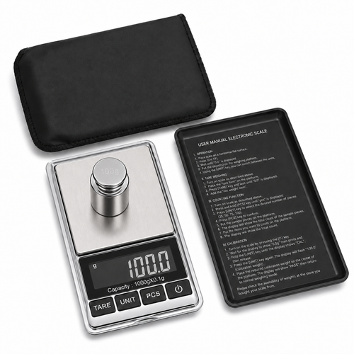 LUPO 0.1g to 1000g 1kg Maximum Mini Electronic Digital Weight Pocket Balance Scales