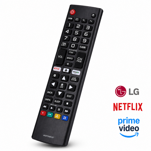 Universal LG Replacement Remote AKB75095308 – No Programming Required, Netflix & Amazon Buttons