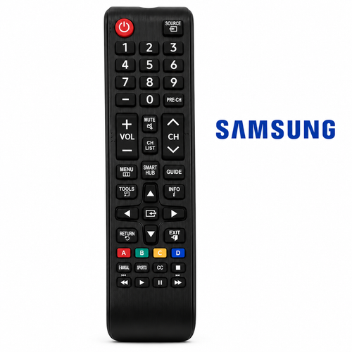 Universal Samsung TV Replacement Remote – Pre‑Programmed BN59‑01175N & Others, 2 AAA Battery Powered