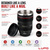 LUPO Camera Lens Stainless Steel Tea Coffee Mug + Screw on Sipping Lid