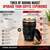 LUPO Camera Lens Stainless Steel Tea Coffee Mug + Screw on Sipping Lid