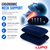 2x Inflatable Travel Pillow Camping Air Cushion Neck Support Flight Camping Blue