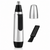 Electric Nose & Ear Hair Trimmer – Dual-Edge 360° Rotary Blades, LED Light & Washable Head (Cordless)