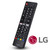Front view of LG AKB75095308 replacement remote with Netflix and Amazon buttons