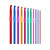 12‑Piece Crochet Hook Set – Multi‑Colour Aluminium Hooks (2 mm–8 mm) with Storage Case