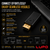 DisplayPort to HDMI Adapter DP Male to HDMI Female Converter 4K 60Hz Plug Play