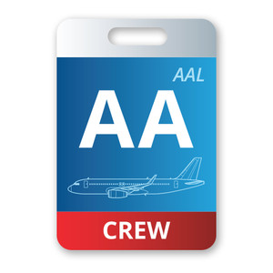 AA/AAL Airbus A320 Crew Luggage Tag is perfect for pilots, flight attendants, and crew members. AA/AAL Airbus A320 Crew Luggage Tag is perfect for pilots, flight attendants, and crew members.