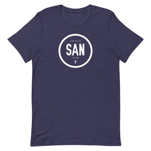 SAN - San Diego Airport Code T-Shirt SAN - San Diego Airport Code T-Shirt