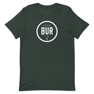 BUR - Hollywood Burbank Airport Code T-Shirt
