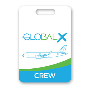Global Crossing (G6) Airbus A320 Crew Luggage Tag Global Crossing (G6) Airbus A320 Crew Luggage Tag