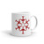 Airplane Snowflake Holiday Coffee Mug
