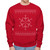 Snowflake Airplane Holiday Sweatshirt