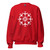 Airbus A380 Snowflake Holiday Christmas Aviation Sweatshirt