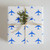 Airplane Wrapping Paper Airbus A380 - Sky Blues Color Set of 3