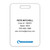 Add your contact info to the back of the tag using the form fields.