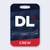 DL/DAL Boeing 757-300 Dark Mode Crew Luggage Tag for Delta pilots, flight attendants, and aviation enthusiasts.
