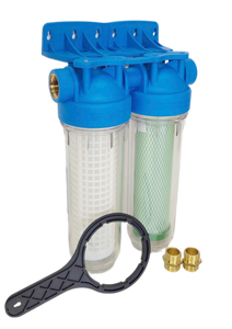Dvojni hišni filter za vodo ATLAS DUO DP 3/4" Dvojni hišni filter za vodo ATLAS DUO DP 3/4"