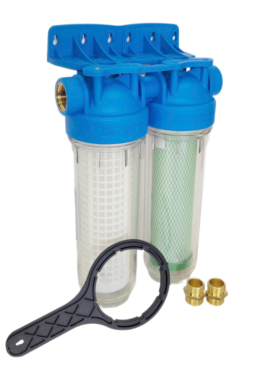 Dvojni hišni filter za vodo ATLAS DUO DP 1"