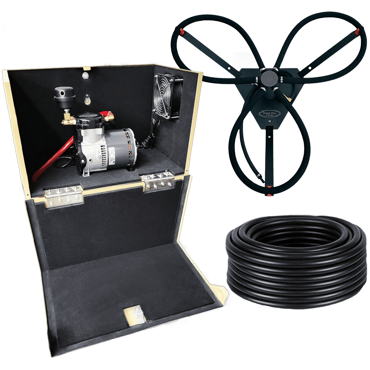 Can-Air SS Diffused Aeration System with Cabinet | Pond & Lake