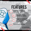 Engage Pickleball Encore MX Pickleball paddle Features