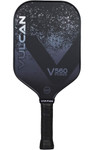Vulcan 560 Smoke Power Pickleball paddle front Vulcan 560 Smoke Power Pickleball paddle front