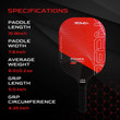 Clearance - Reanox Power Thermoformed Pickleball Paddle Clearance - Reanox Power Thermoformed Pickleball Paddle