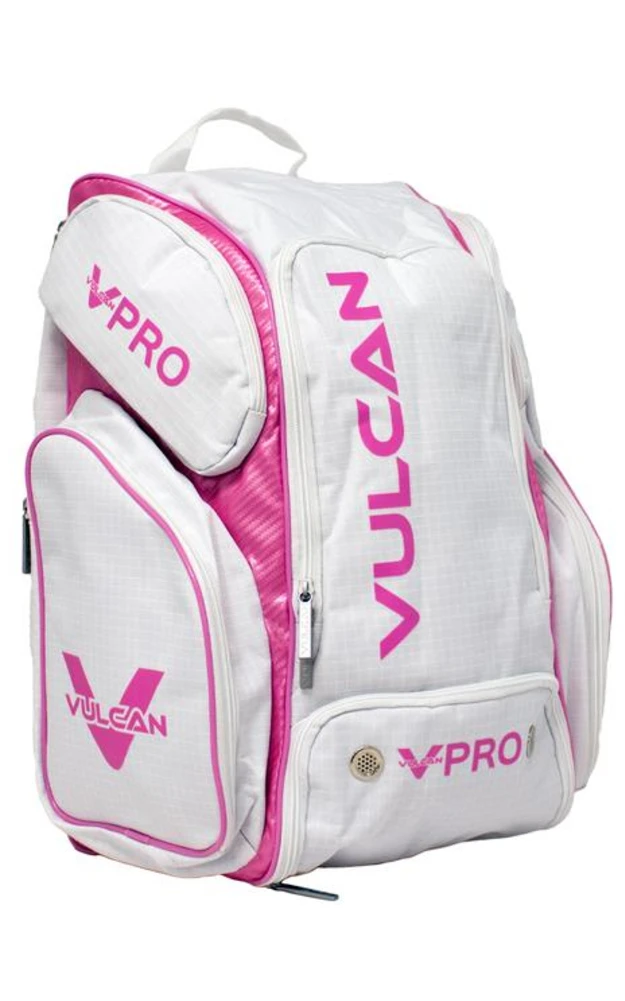 Vulcan VPRO Pickleball Backpack Black Pink Thermal Paddle Pocket Fence Hook Vulcan VTeam and Paddle Candy Pro pickleball backpacks main image 2