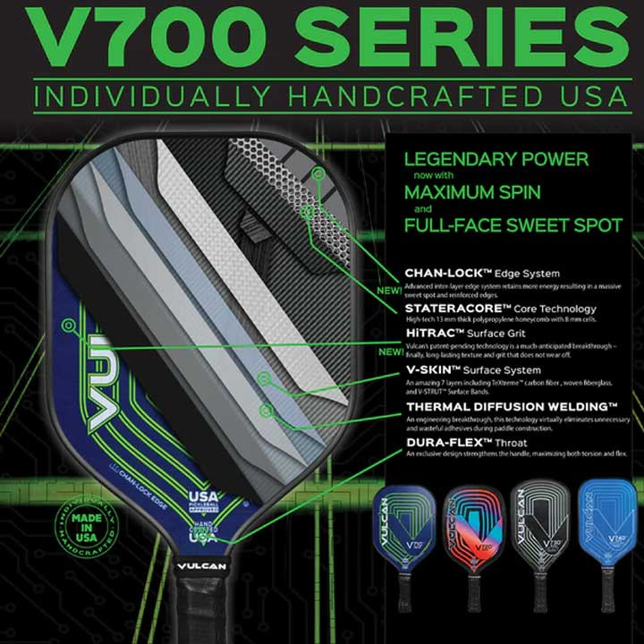 Clearance - Vulcan V720 Slate Circuit Pickleball Paddle