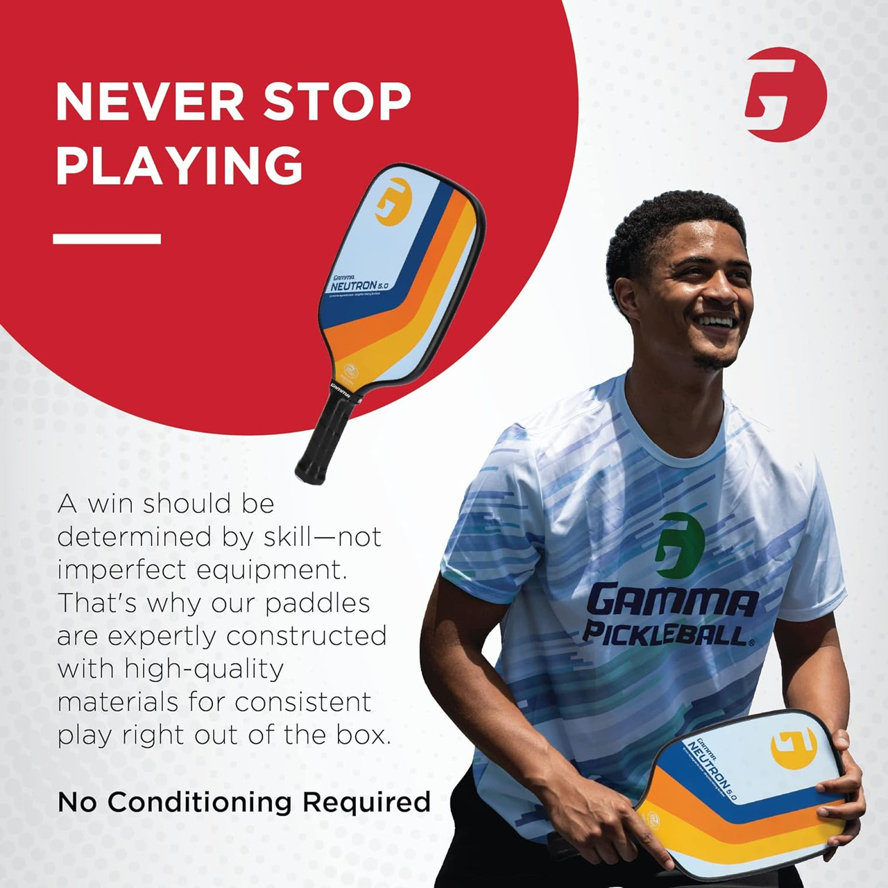 【美品】POST OʼALLS／NEUTRON Gamma Neutron 5.0 Pickleball Paddle
