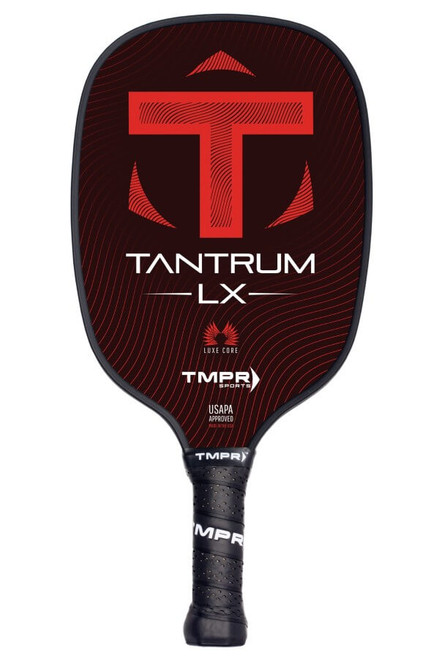 TMPR Tantrum LX Textured Pickleball Paddle Red