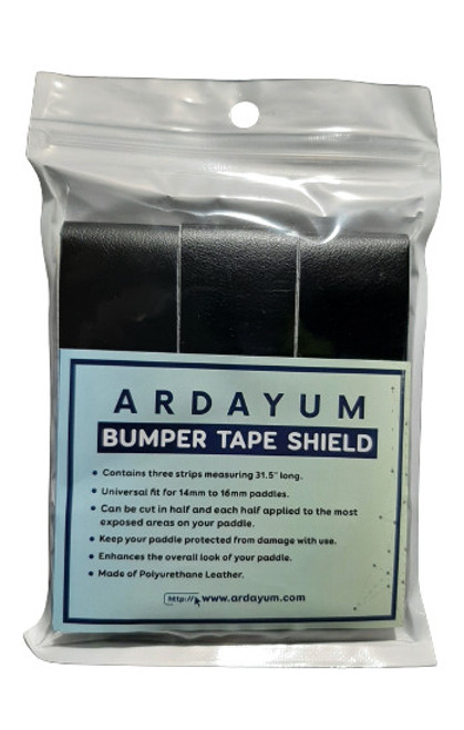 Ardayum Black Tape Guard for 14 to 16 mm Bumper paddle