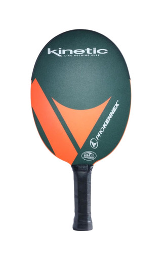 PROKENNEX Ovation Speed II - Paddle Pickleball con intarsio in fibra di carbonio Toray T700 - Comfort Pro Grip - approvato USAPA (verde foresta/arancione