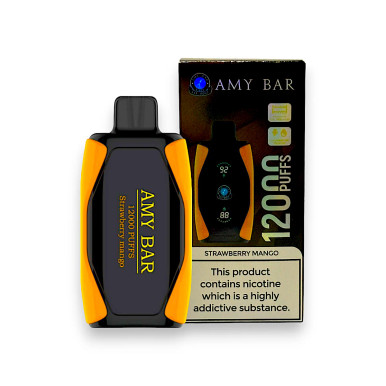 Amy Bar Disposable Vape 12000 Puffs Strawberry Mango