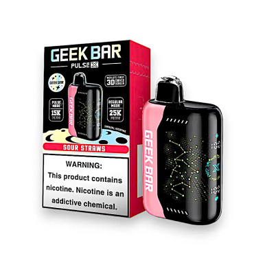 Geek Bar Pulse X Disposable Vape Sour Straws - 25K Puffs