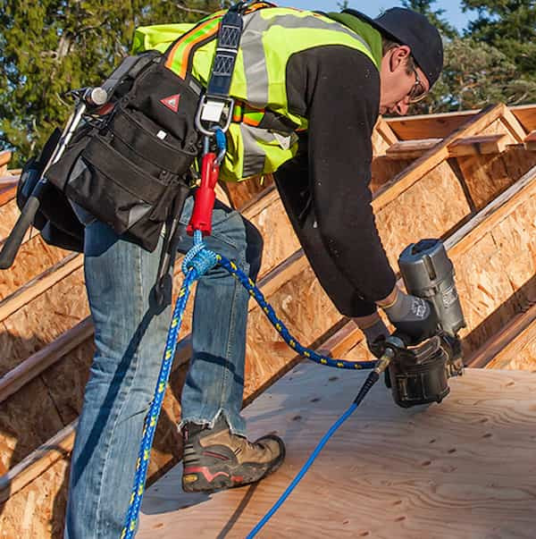 Super Anchor 6151-GH Deluxe Tool Bag Harness Hi Viz Fall