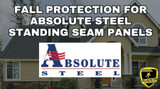 Fall Protection For Absolute Steel Standing Seam Panels