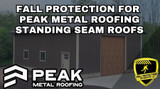 Fall Protection Anchors For Peak Metal Rooofing