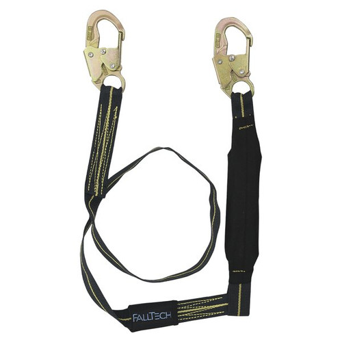 FallTech C82423 6' WeldTech Single-Leg Rebar Lanyard, steel rebar hook