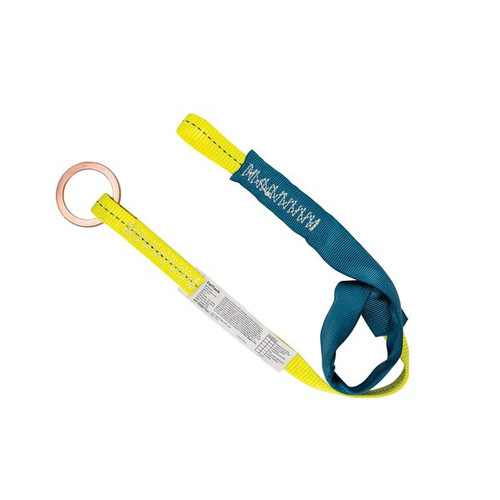 FallTech concrete embed D-ring anchor strap cast into concrete