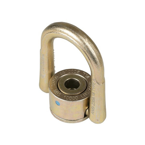 FallTech rotating 360-degree swivel D-ring anchor for structural steel, 10,000 lb rated