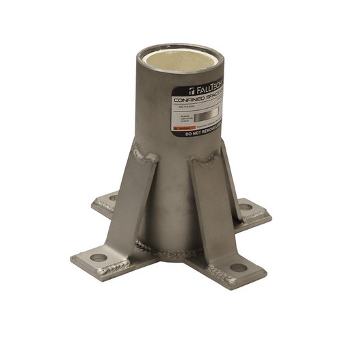 FallTech 65060FMS Floor-Mount Fixed Davit Base with Stainless Steel