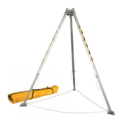 FallTech 7276 Confined Space Tripod, 5 to 8 ft Adjustable