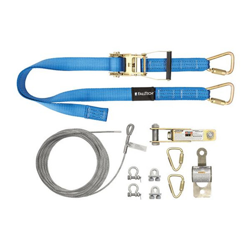 FallTech 620030R SteelGrip Plus Cable HLL with Ratchet Tensioner with 30 ft