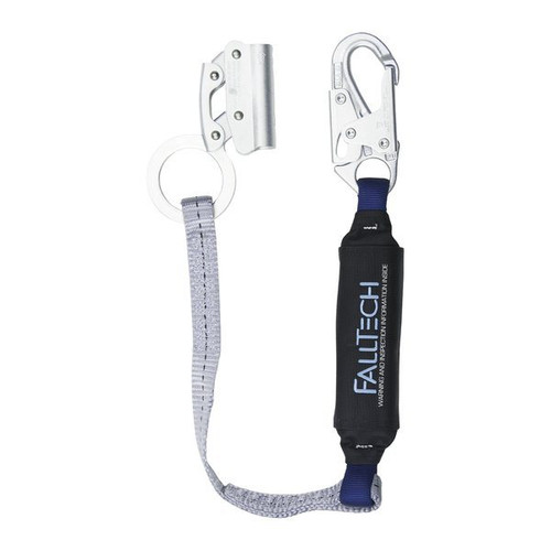 FallTech 8353 3 ft Lanyard with Rope Adjuster with Manual, ViewPack