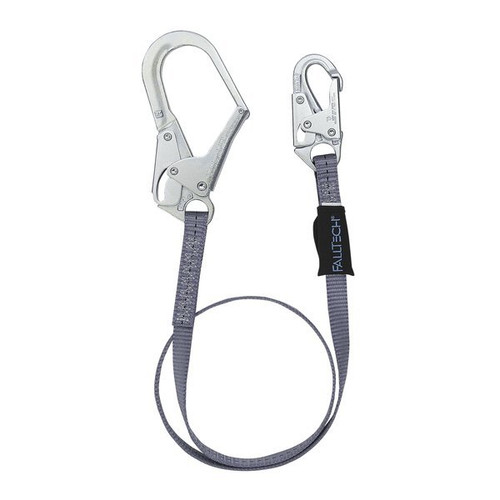 FallTech 82063 Web Restraint Lanyard with Rebar Hook with 6 ft