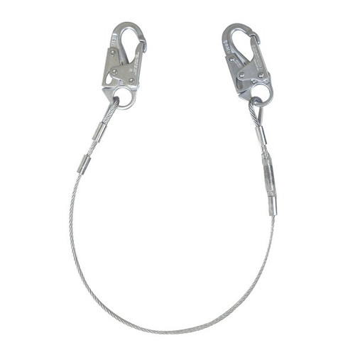 FallTech 830636 Cable Restraint Lanyard with Snap Hooks with 3 ft
